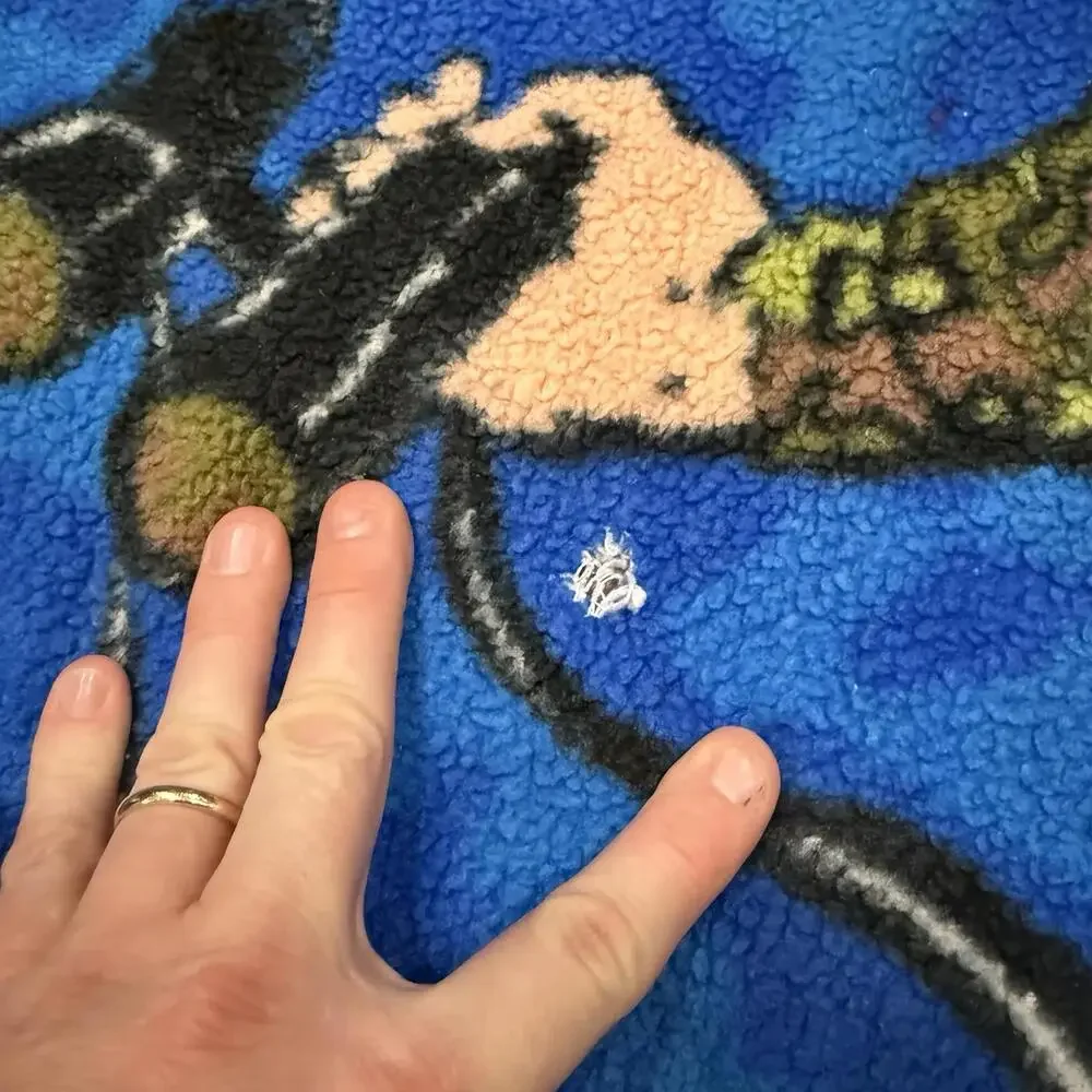 Vintage 90s/00s RARE G.I. JOE Army Military Novelty Promo Blanket Size 58x42‎